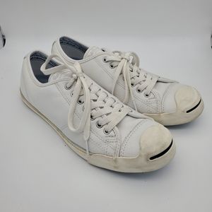 Converse x Jack Purcell White Leather Low Top Sneakers